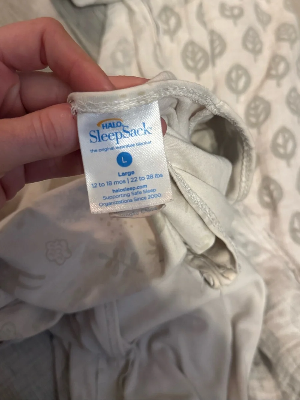 Baby Sleep Sack & Placemat Bundle Size 0-24 month Halo, Lollybanks & Quincy Mae